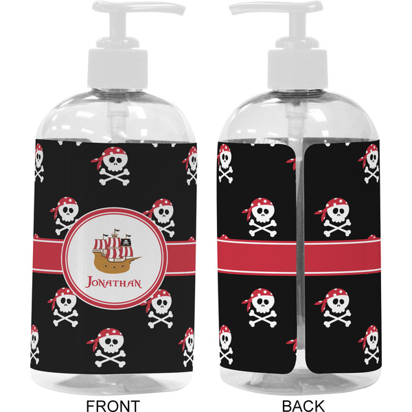 Pirate 16 oz Plastic Liquid Dispenser- Approval- White