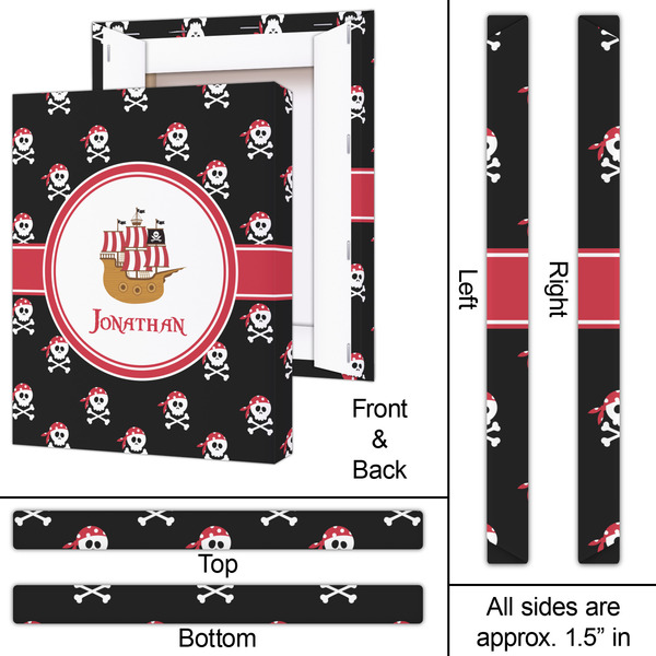 Pirate 16x20 - Canvas Print - Approval