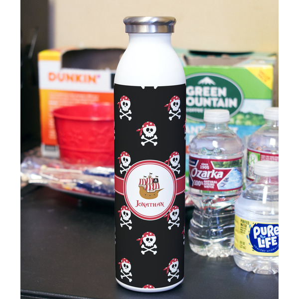 Pirate 20oz Water Bottles - Full Print - In Context