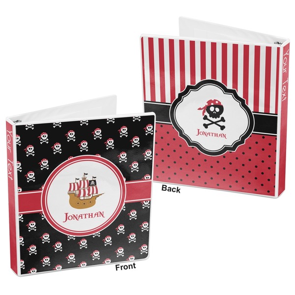 Pirate 3-Ring Binder Front and Back