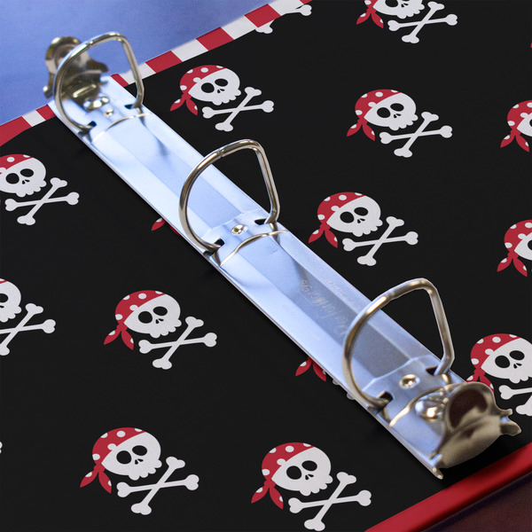 Pirate 3 Ring Binders - Full Wrap - 1" - DETAIL