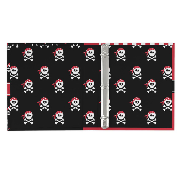 Pirate 3 Ring Binders - Full Wrap - 1" - OPEN INSIDE