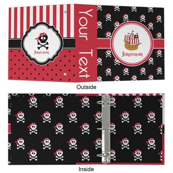 Pirate 3 Ring Binders - Full Wrap - 2" - APPROVAL