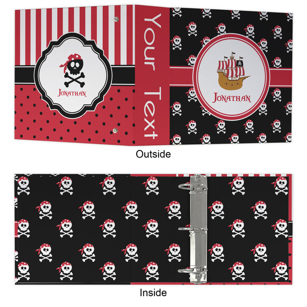 Pirate 3 Ring Binders - Full Wrap - 3" - APPROVAL