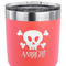 Pirate 30 oz Stainless Steel Ringneck Tumbler - Coral - CLOSE UP
