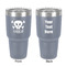 Pirate 30 oz Stainless Steel Tumbler - Grey - Double-Sided (Personalized)