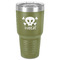 Pirate 30 oz Stainless Steel Tumbler - Olive - Single-Sided (Personalized)