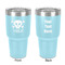 Pirate 30 oz Stainless Steel Ringneck Tumbler - Teal - Double Sided - Front & Back