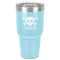 Pirate 30 oz Stainless Steel Ringneck Tumbler - Teal - Front