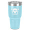 Pirate 30 oz Stainless Steel Tumbler - Teal - Single-Sided (Personalized)