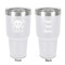 Pirate 30 oz Stainless Steel Tumbler - White - Double-Sided (Personalized)