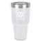 Pirate 30 oz Stainless Steel Ringneck Tumbler - White - Front