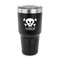 Pirate 30 oz Stainless Steel Ringneck Tumblers - Black - FRONT