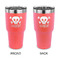 Pirate 30 oz Stainless Steel Tumbler - Coral - Double Sided (Personalized)