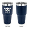 Pirate 30 oz Stainless Steel Ringneck Tumblers - Navy - Single Sided - APPROVAL