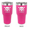 Pirate 30 oz Stainless Steel Ringneck Tumblers - Pink - Double Sided - APPROVAL