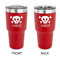 Pirate 30 oz Stainless Steel Ringneck Tumblers - Red - Double Sided - APPROVAL