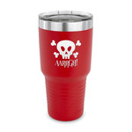 Pirate 30 oz Stainless Steel Tumbler - Red - Single Sided (Personalized)