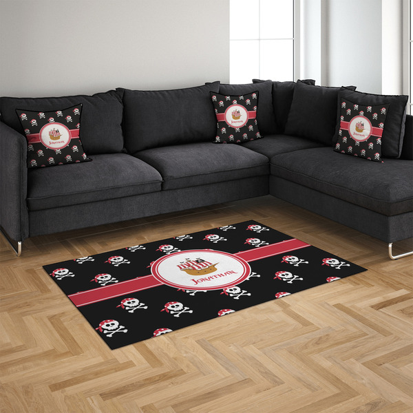 Pirate 4'x6' Indoor Area Rugs - IN CONTEXT
