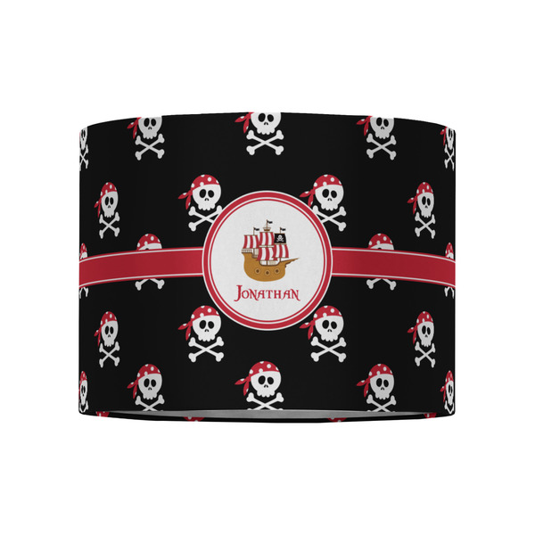 Pirate 8" Drum Lampshade - FRONT (Fabric)