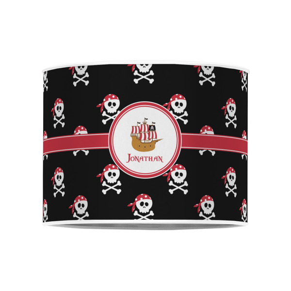 Pirate 8" Drum Lampshade - FRONT (Poly Film)
