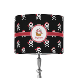 Pirate 8" Drum Lamp Shade - Fabric (Personalized)
