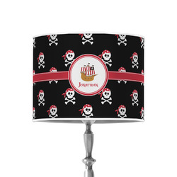 Pirate 8" Drum Lamp Shade - Poly-film (Personalized)