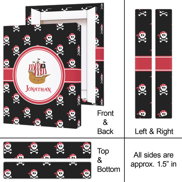 Pirate 8x10 - Canvas Print - Approval