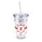 Pirate 16oz Double Wall Acrylic Tumbler with Lid & Straw - Full Print (Personalized)