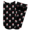 Pirate Adult Ankle Socks - Single Pair - Front and Back