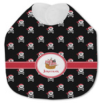 Pirate Jersey Knit Baby Bib w/ Name or Text