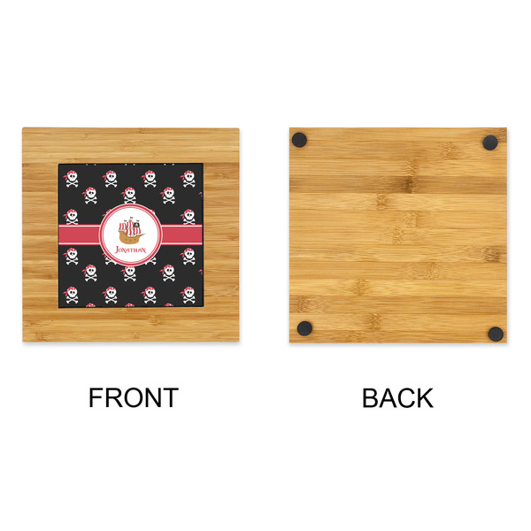 Pirate Bamboo Trivet with 6" Tile - APPROVAL