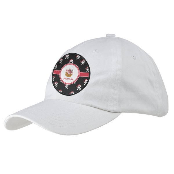 Custom Pirate Baseball Cap - White (Personalized)