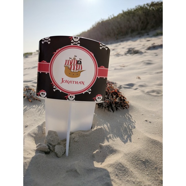 Pirate Beach Spiker white on beach with sand