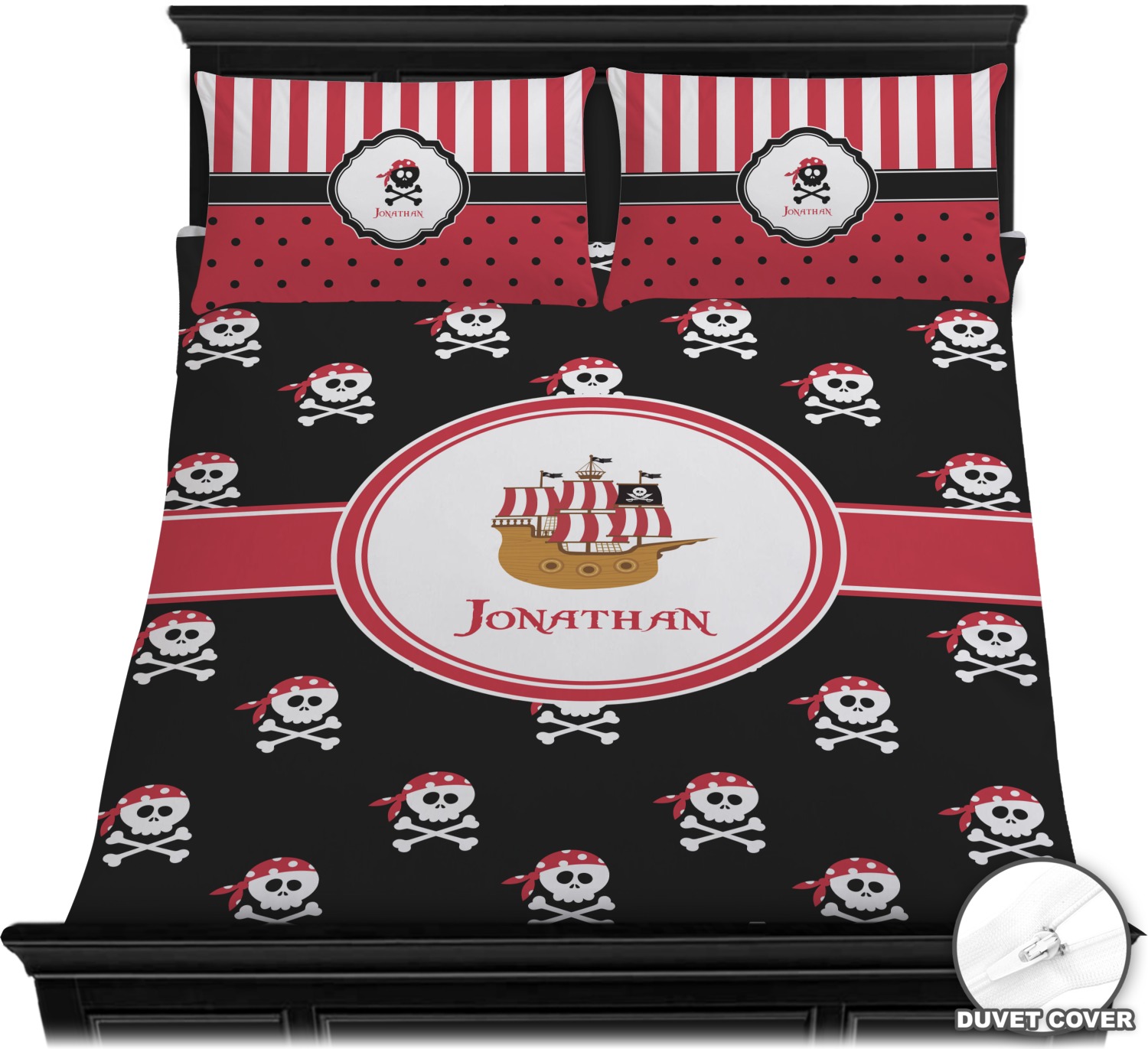 Pirate Duvet Covers Personalized Youcustomizeit