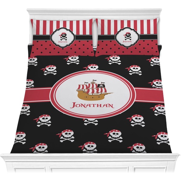 Custom Pirate Comforter Set - Full / Queen (Personalized)
