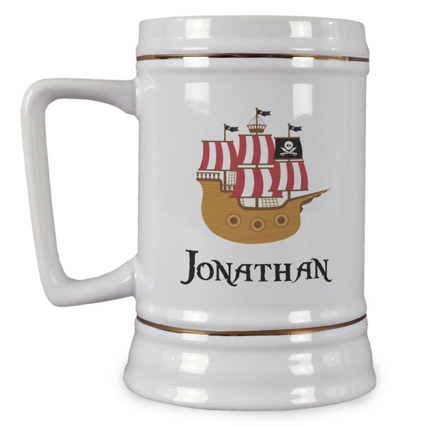 Custom Pirate Beer Stein (Personalized)