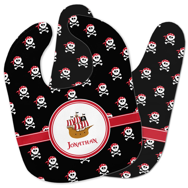 Custom Pirate Baby Bib w/ Name or Text
