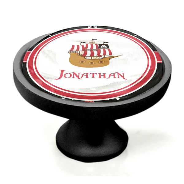 Pirate Black Custom Cabinet Knob (Side)
