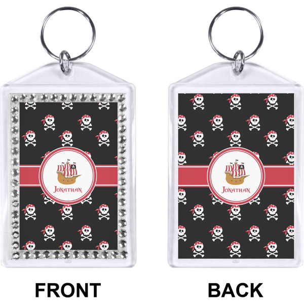 Pirate Bling Keychain (Front + Back)