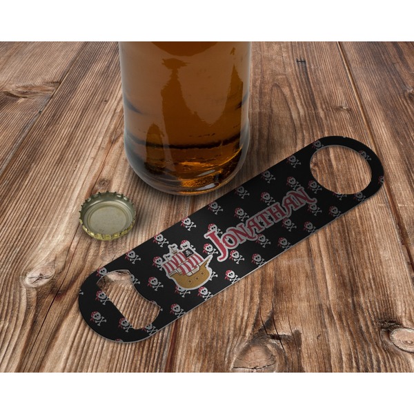 Pirate Bottle Opener - In Use