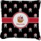 Pirate Faux-Linen Throw Pillow 18" (Personalized)