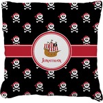 Pirate Faux-Linen Throw Pillow 26" (Personalized)