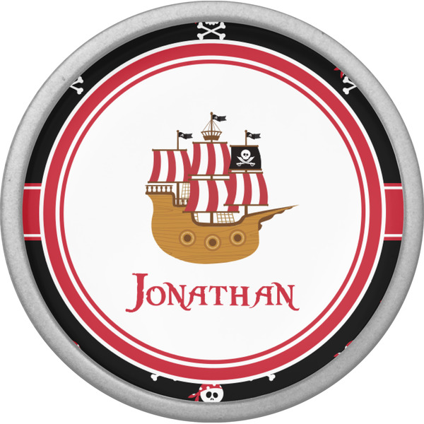 Pirate Cabinet Knob - Nickel - Front