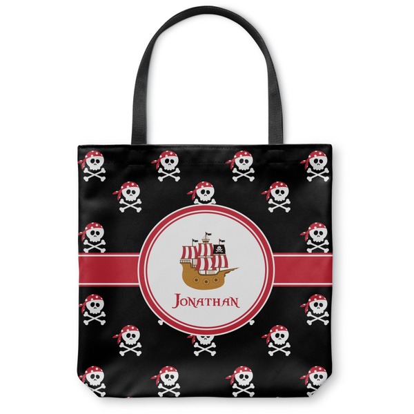 Custom Pirate Canvas Tote Bag (Personalized)
