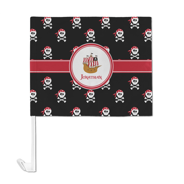 Pirate Car Flag - Large - FRONT