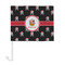 Pirate Car Flag - Large - FRONT