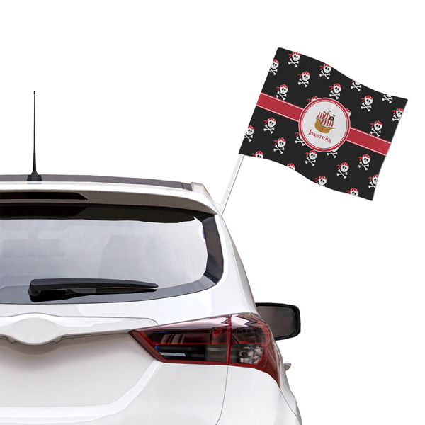 Pirate Car Flag - Large - LIFESTYLE
