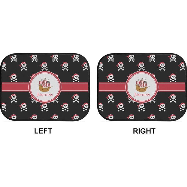 Pirate Car Floor Mats (Back Seat) (Approval)