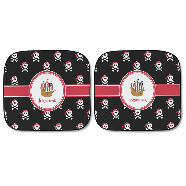 Pirate Car Sun Shades - FRONT